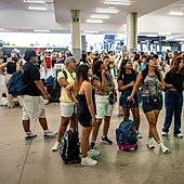 El AVE vuelve a Galicia tras días parado: normalidad, asientos vacíos y retrasos