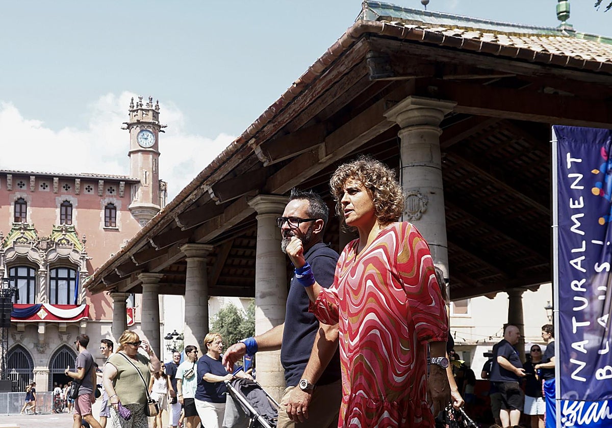 Dolors Montserrat, hoy en Granollers (Barcelona)