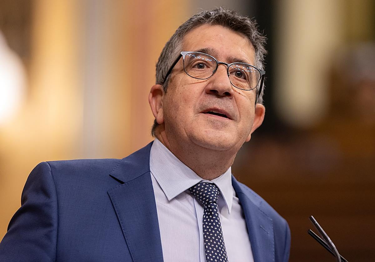 El portavoz del PSOE en el Congreso, Patxi López, en una foto de archivo