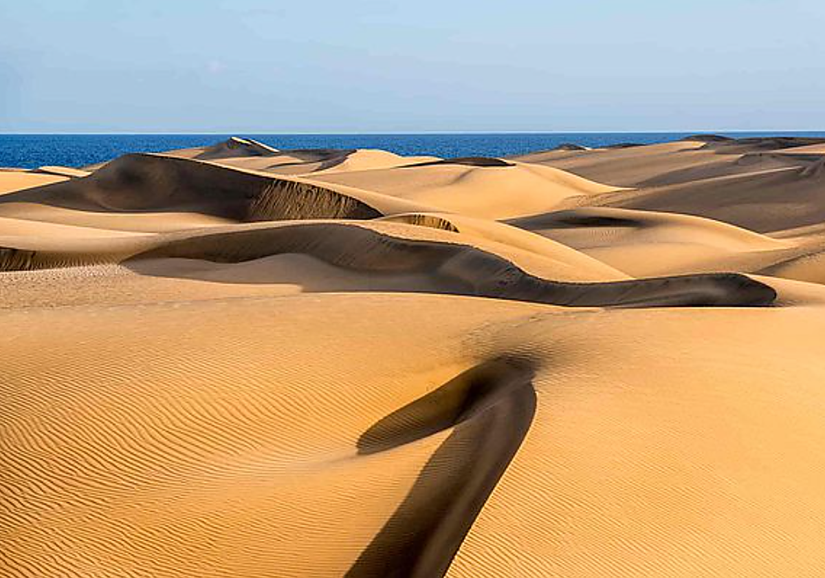 Las Dunas de Maspalomas son uno de los principales atractivos turísticos de la isla de Gran Canaria