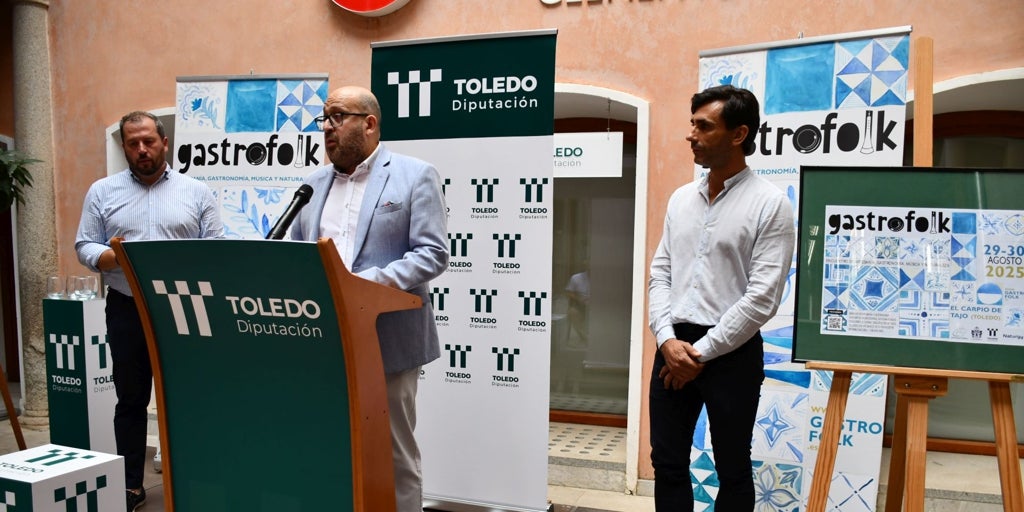 La Diputación de Toledo vuelve a respaldar una nueva edición de Gastrofolk, que llenará de cultura, gastronomía y música El Carpio de Tajo
