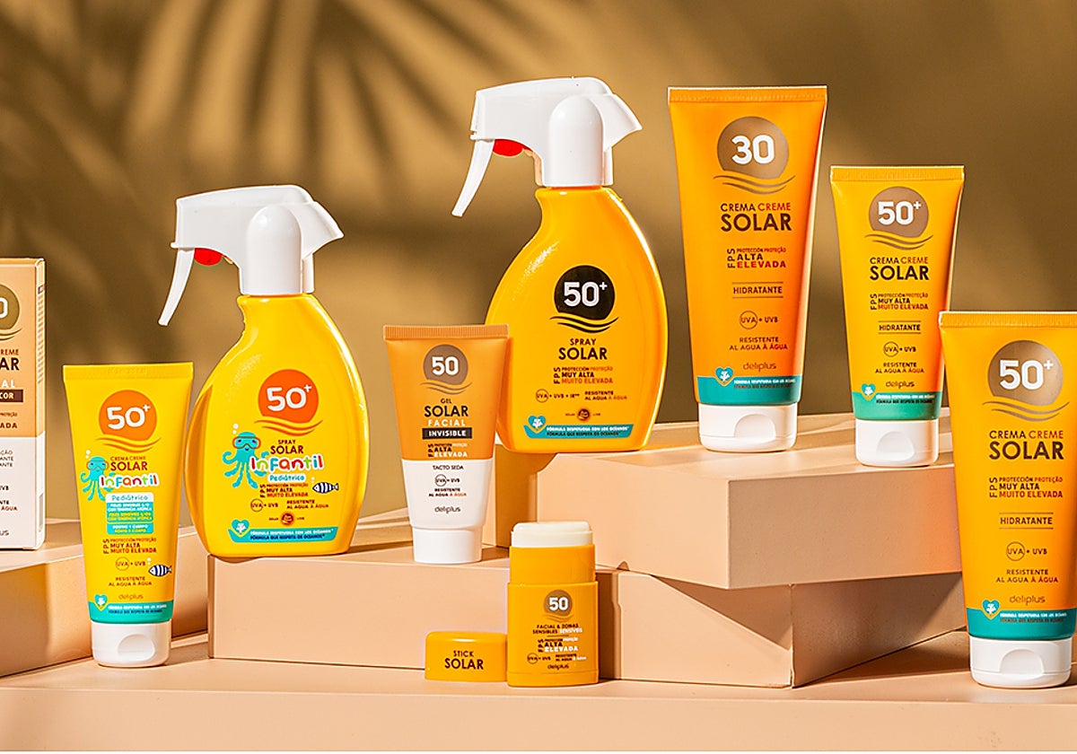 Imagen de cremas solares a la venta en Mercadona