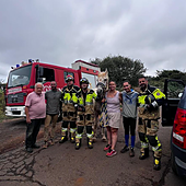 Bomberos de Tenerife rescatan un caballo que se había caído a un barranco en La Esperanza (Tenerife)