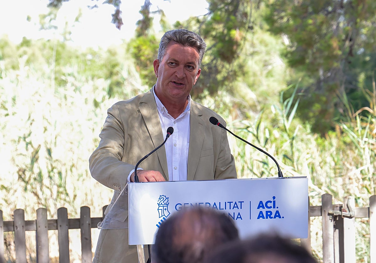 Imagen de archivo del conseller de Medio Ambiente, Infraestructuras y Territorio, Vicente Martínez Mus