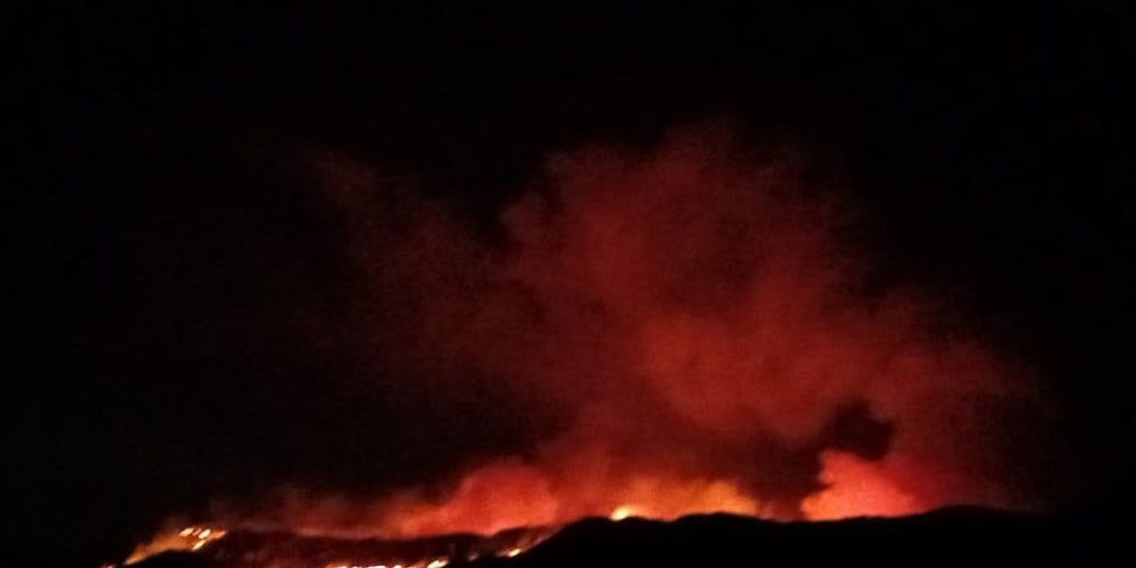 Investigan un tendido eléctrico como origen del fuego de Lubrín en Almería