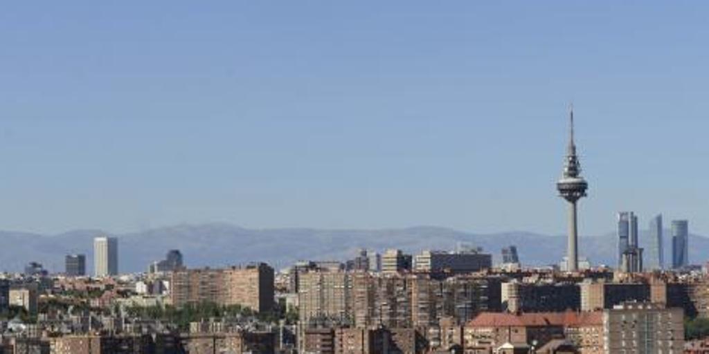 Ese azul sobre Madrid