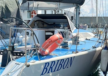 Uno de los barcos Bribón, en la flotilla hacia Gaza capitaneado por un concejal republicano