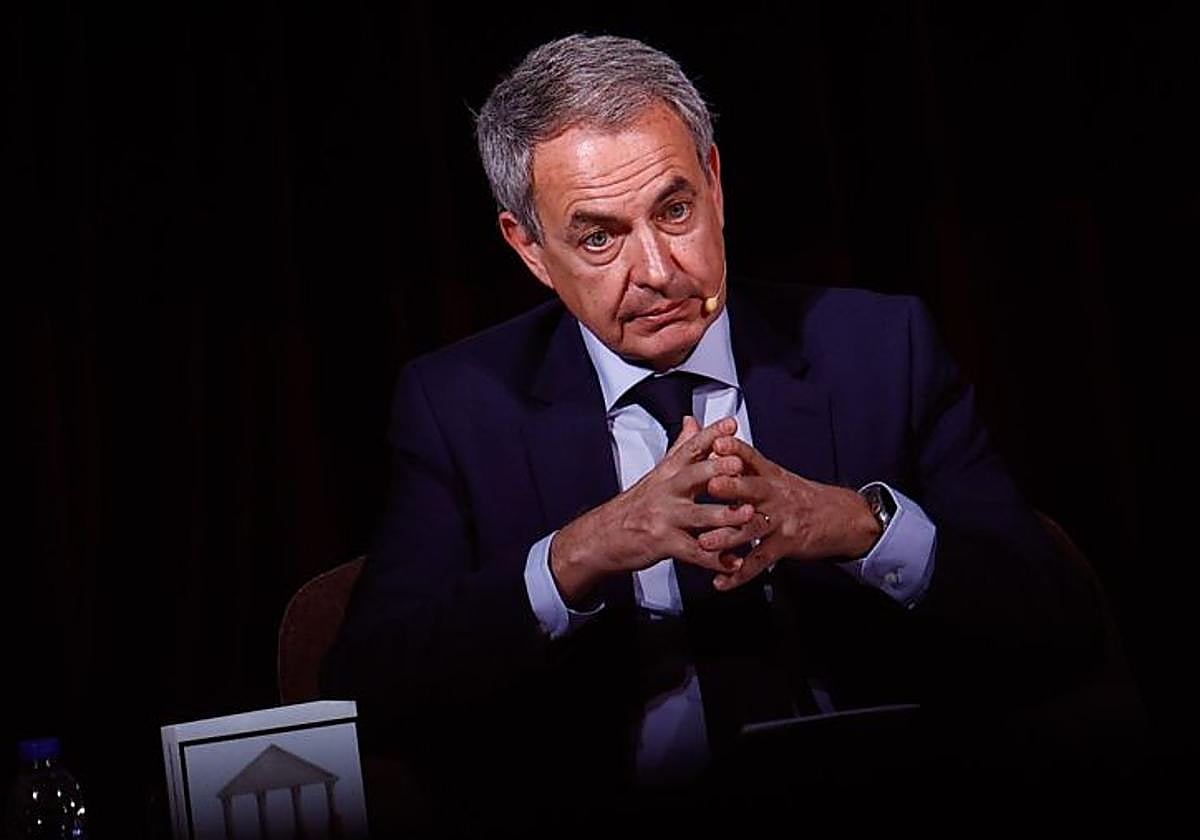El expresidente del Gobierno, José Luis Rodríguez Zapatero