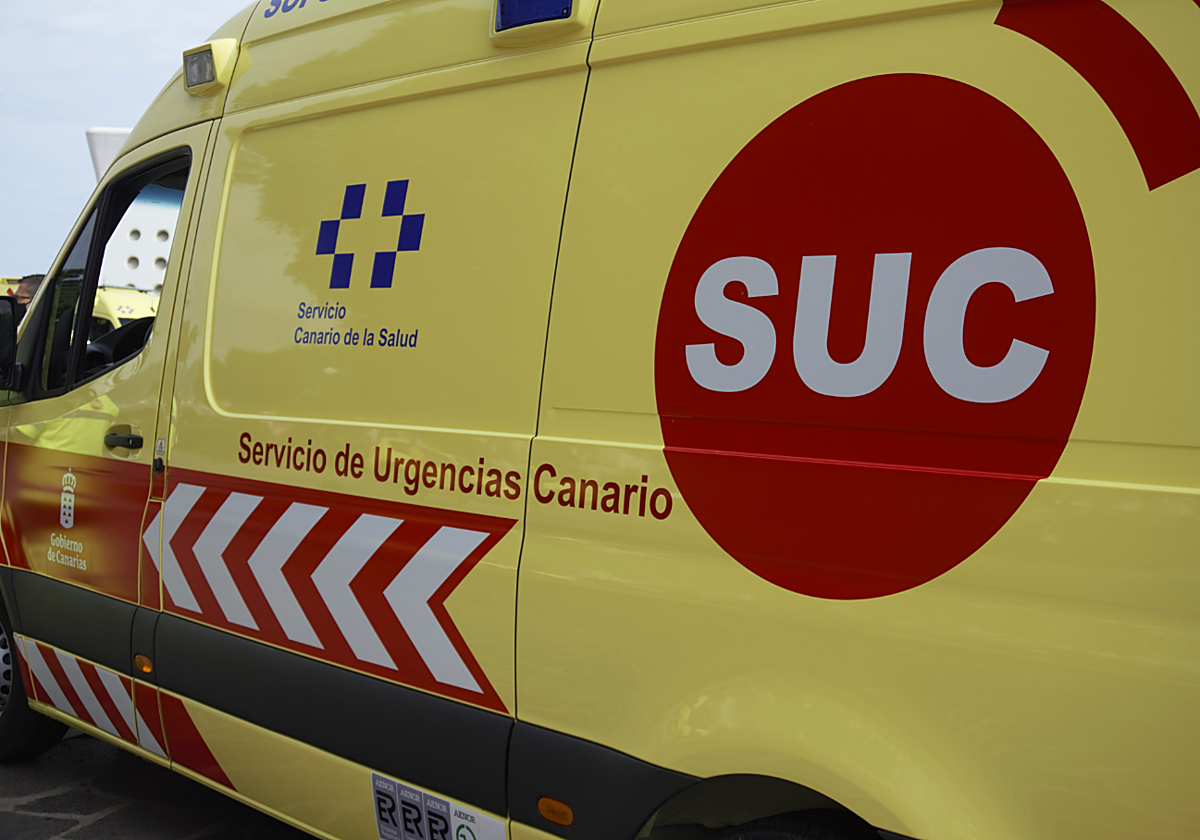 Ambulancia del SUC en foto de archivo