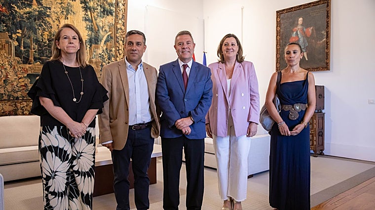 García-Page con el secretario de CC.OO, Javier Ortega