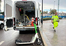 Los patinetes perdidos de Málaga: la regulación hace desaparecer los alquileres de estos vehículos