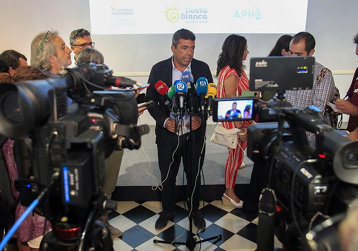 Imagen del presidente de la Generalitat, Carlos Mazón