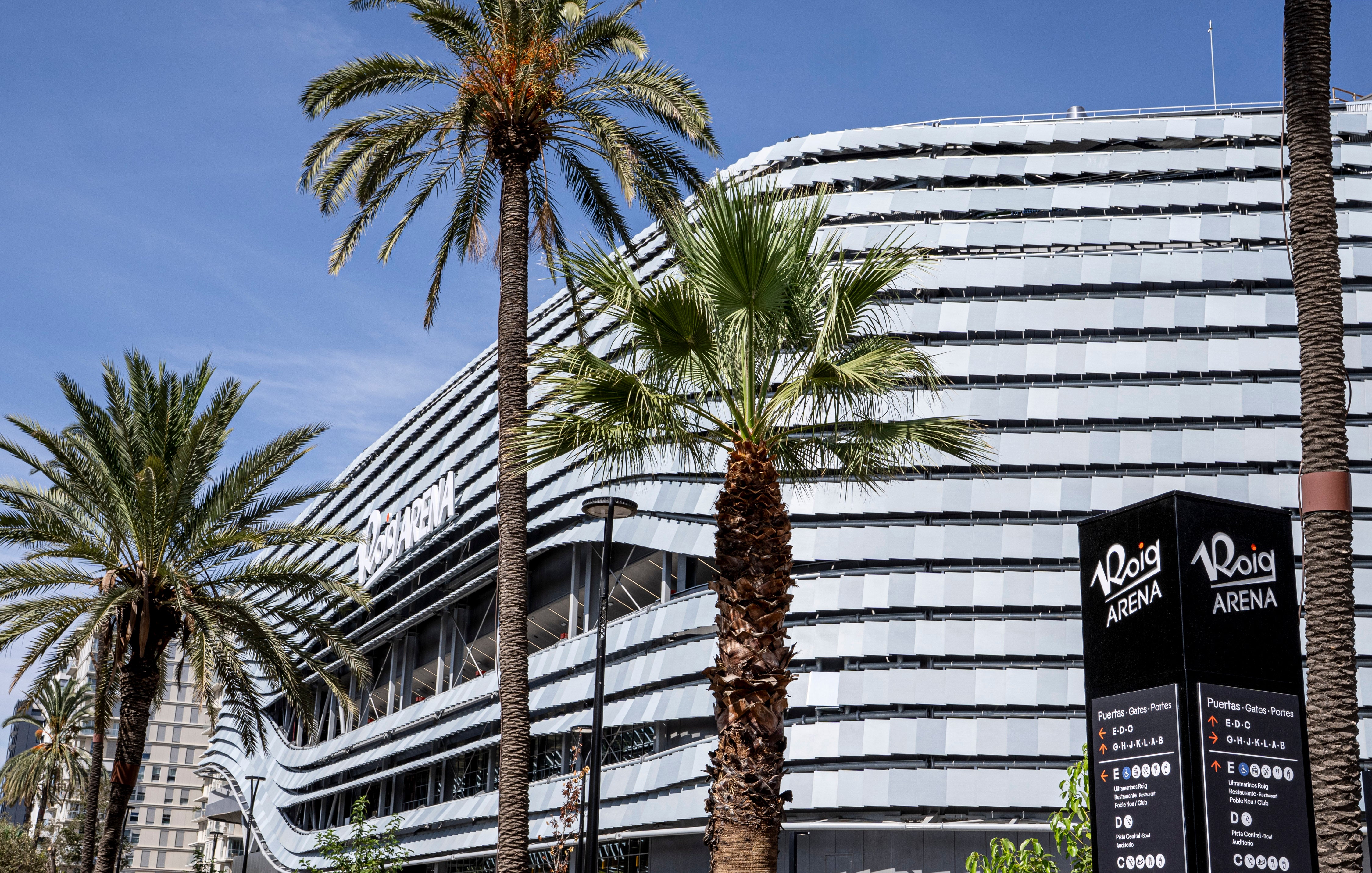 Exterior del pabellón estrenado este lunes.