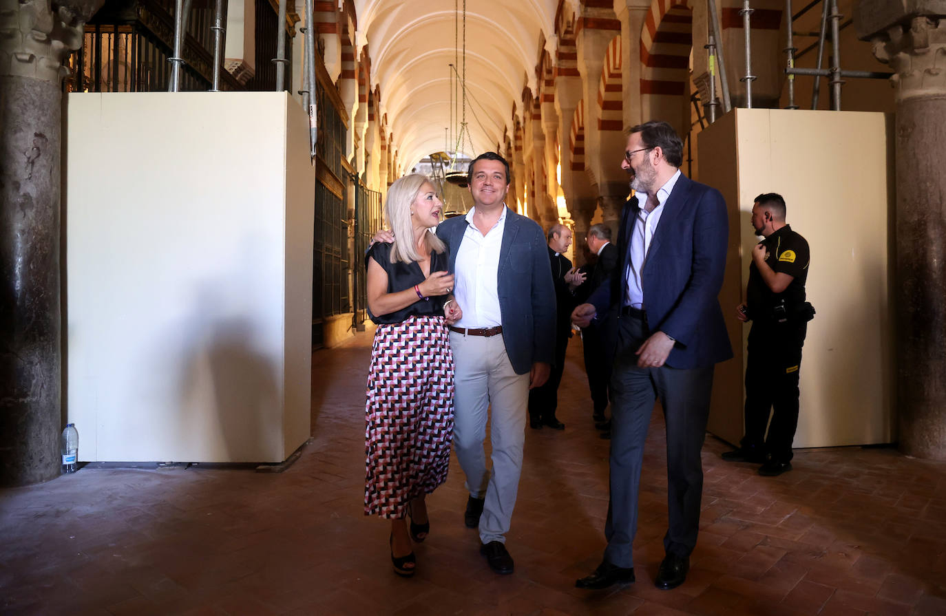 Los impactantes trabajos de emergencia en la Mezquita de Córdoba, en imágenes