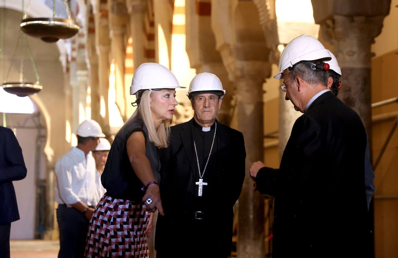 Los impactantes trabajos de emergencia en la Mezquita de Córdoba, en imágenes