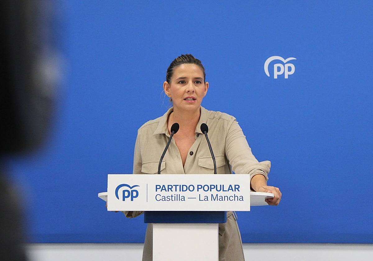 Carolina Agudo, secretaria regional del PP y portavoz del GPP