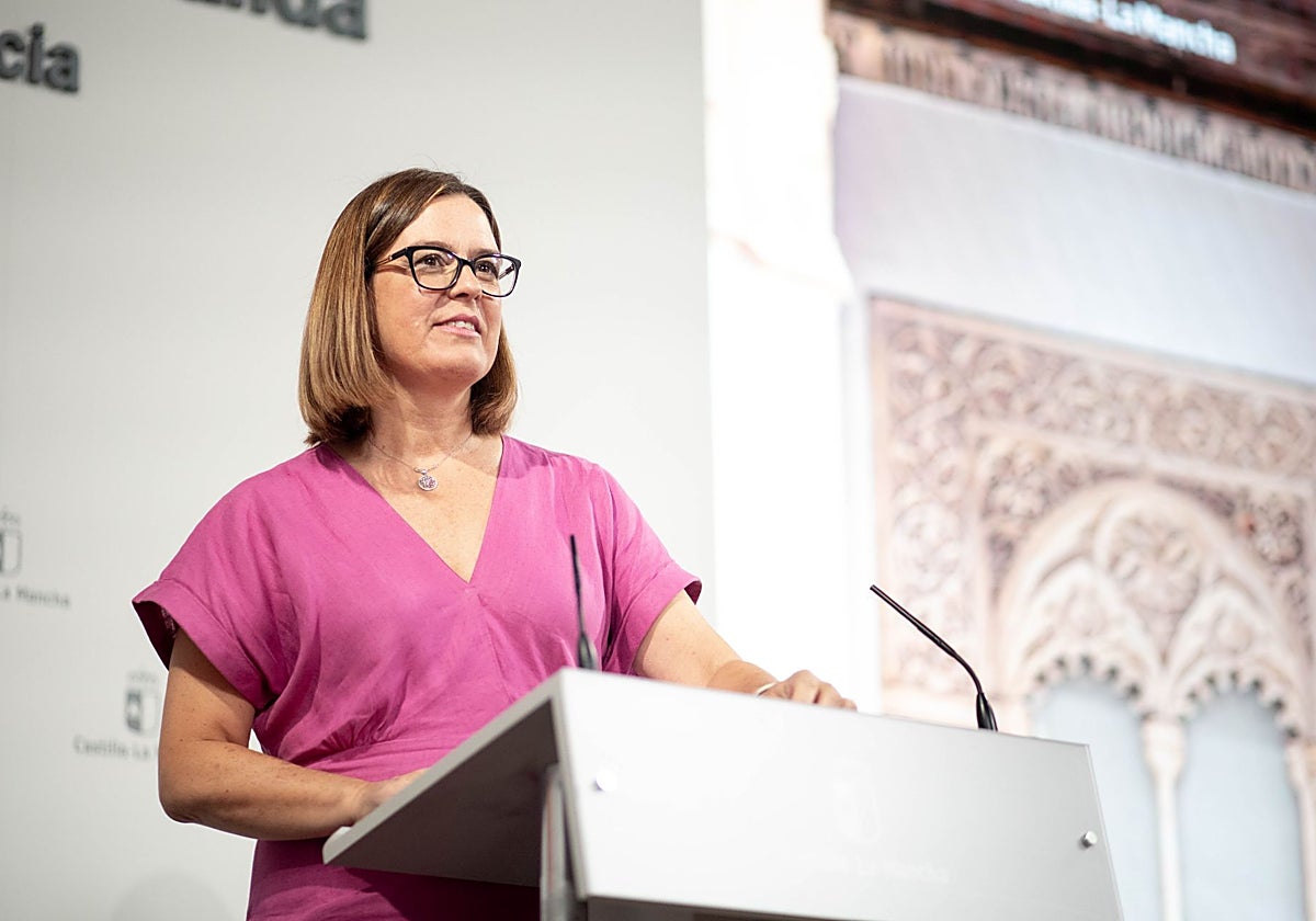 Esther Padilla, portavoz del Gobierno de Castilla-La Mancha