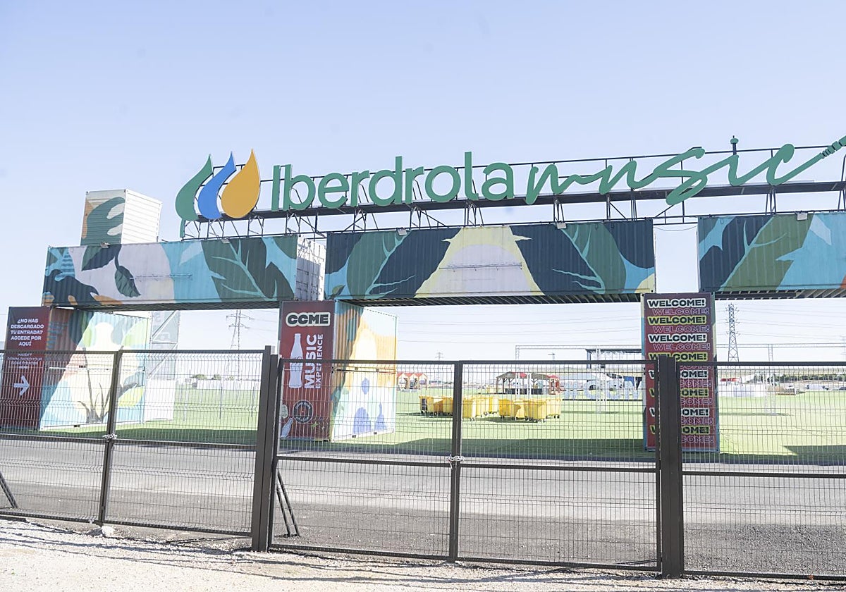 El recinto donde se celebra el Mad Cool, entre Getafe y Villaverde