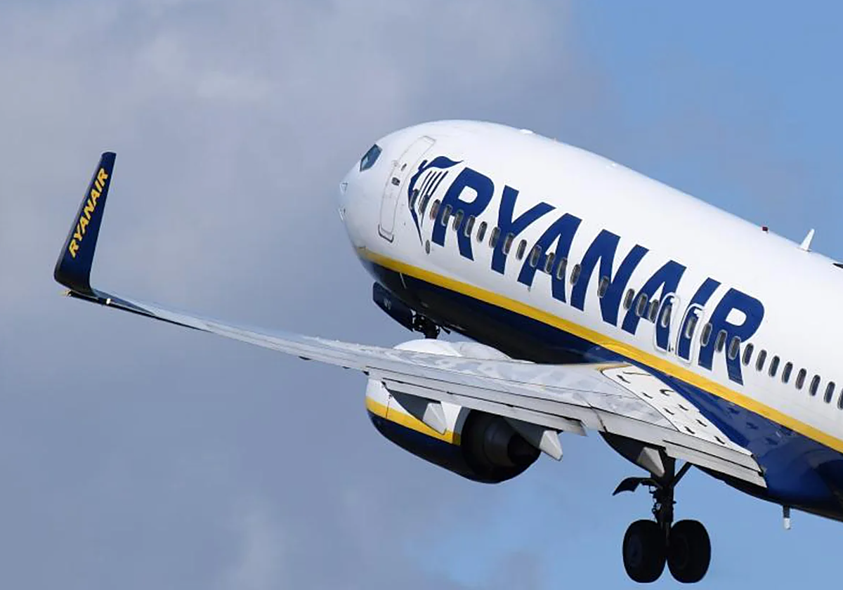 Avión de Ryanair