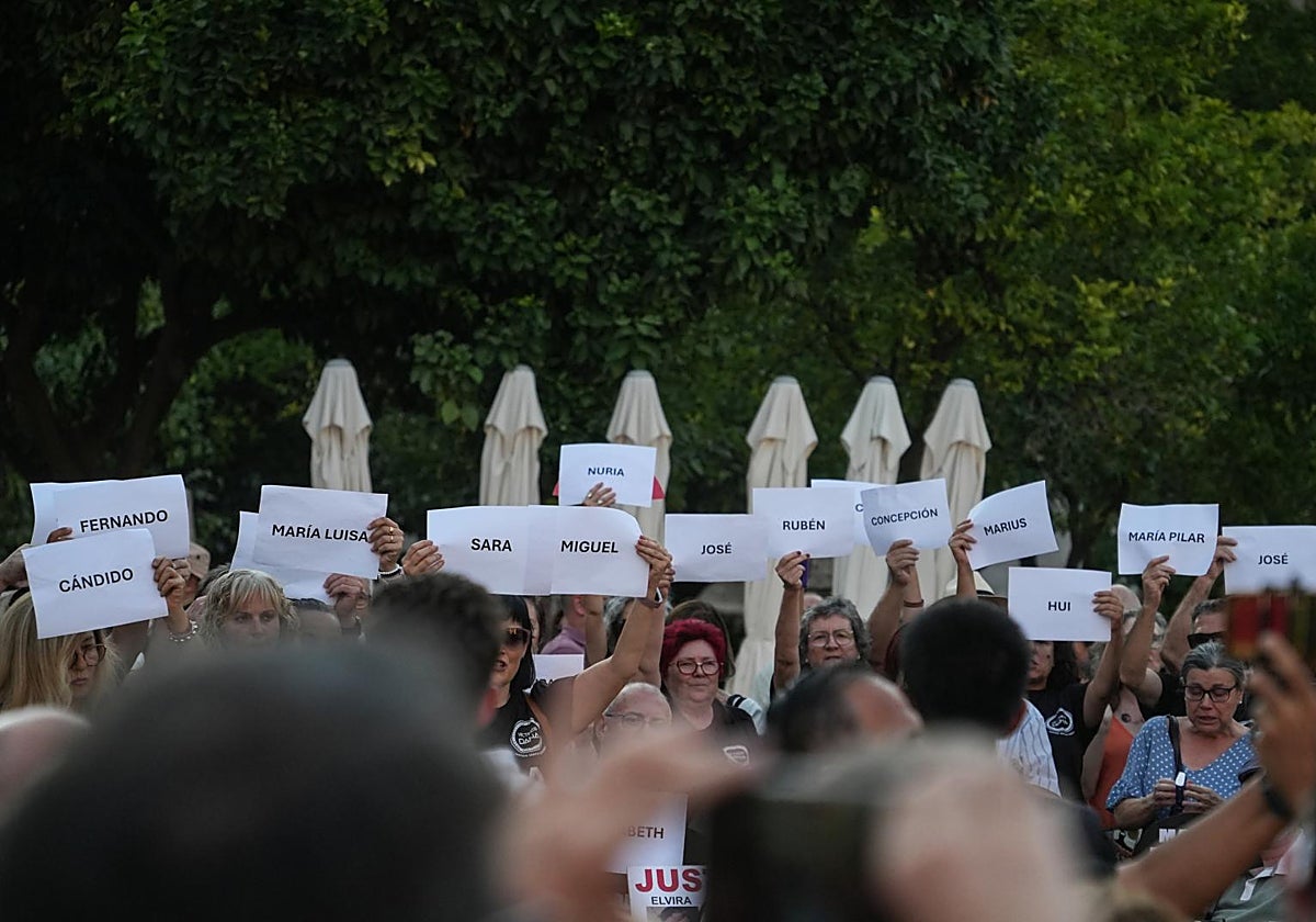 Imagen de la última manifestación celebrada en Valencia por la dana del 29 de octubre