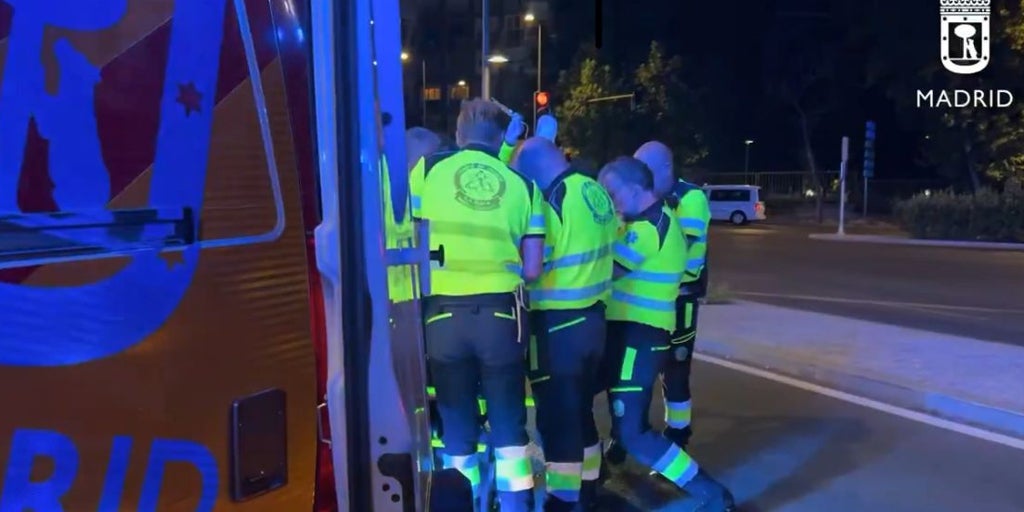 Un motorista pierde una pierna tras chocar contra un taxi que se da a la fuga en Madrid