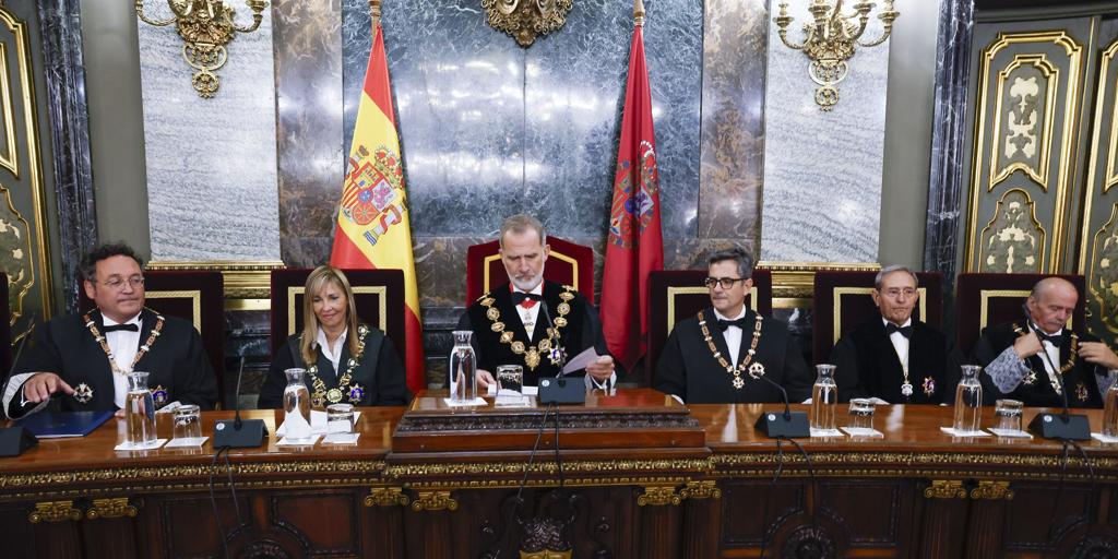 Apertura del año judicial presidida por el Rey Felipe, en directo: intervención de Álvaro García Ortíz, Isabel Perelló y últimas noticias hoy