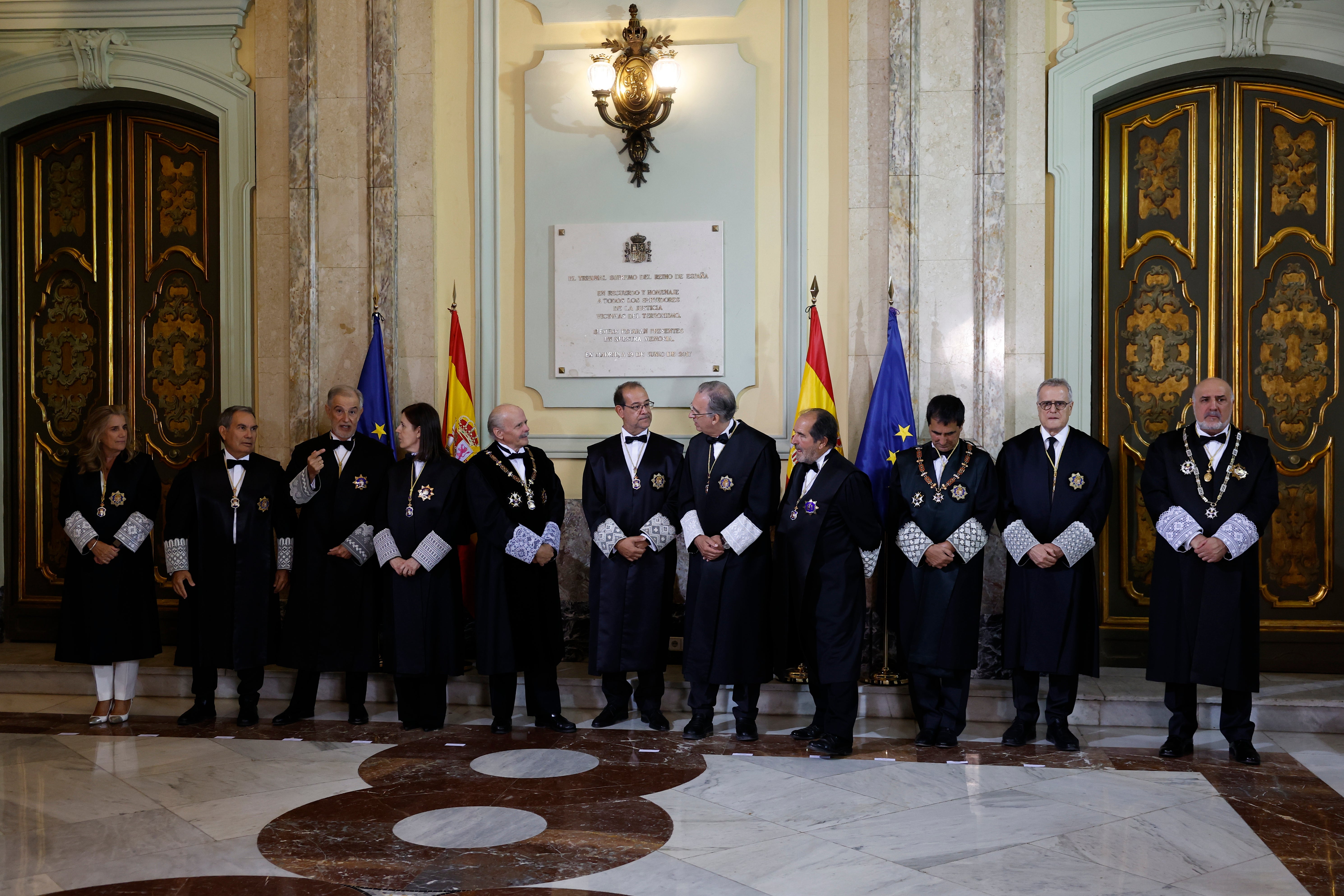 El acto de apertura del año judicial, presidido por el Rey, en imágenes