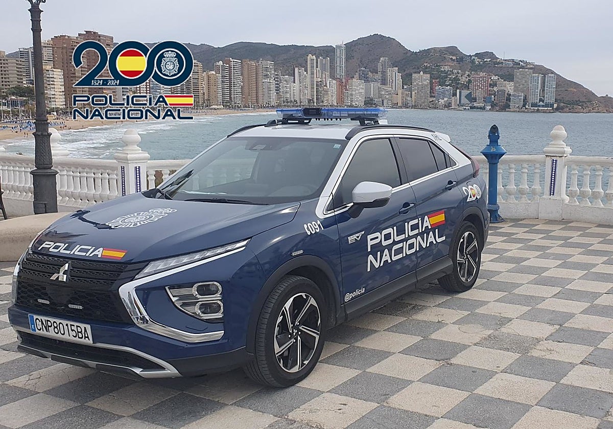 Imagen de archivo de un coche de la Policía Nacional en Benidrom