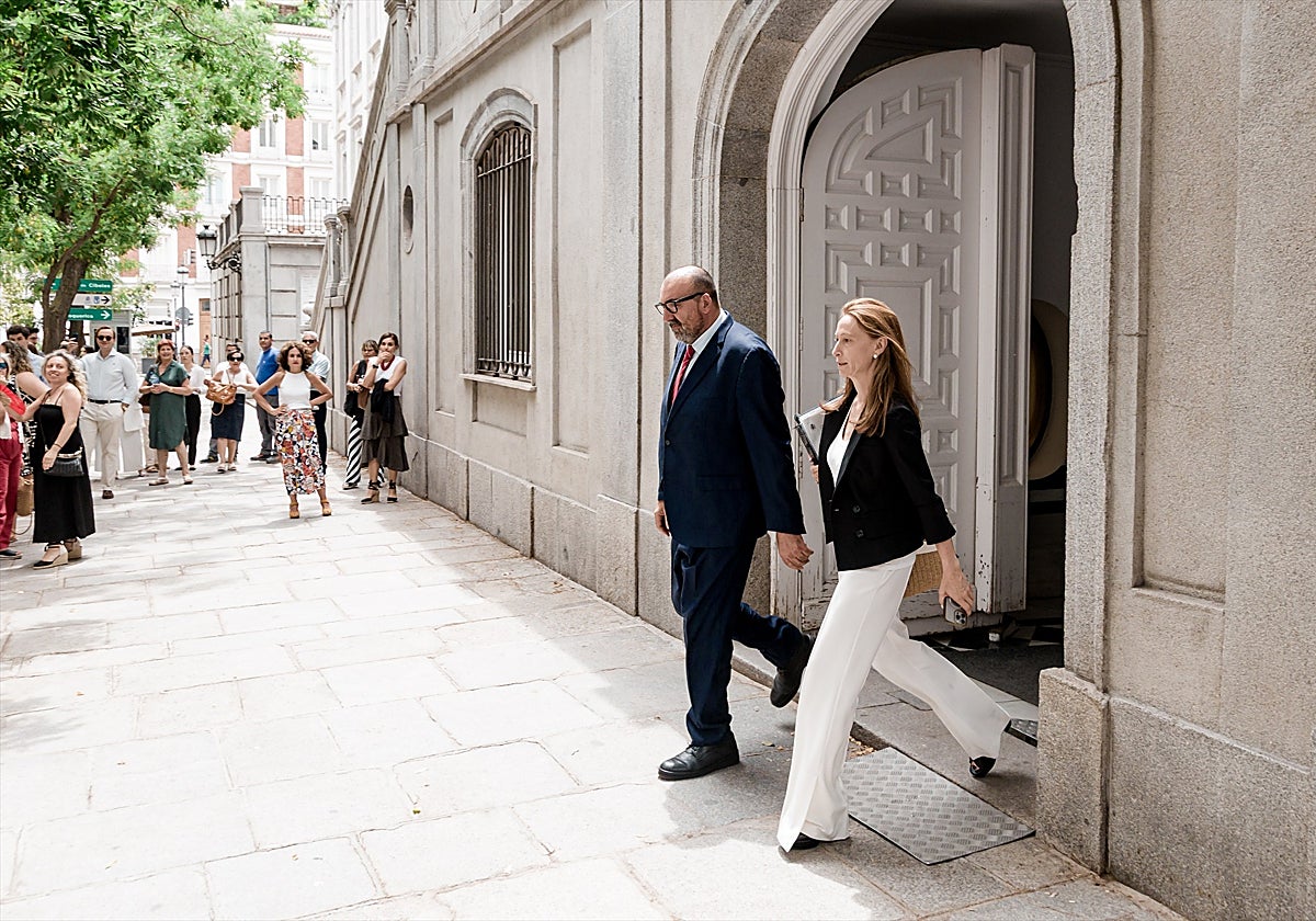 Koldo García tras su declaración como investigado el pasado junio en el Tribunal Supremo