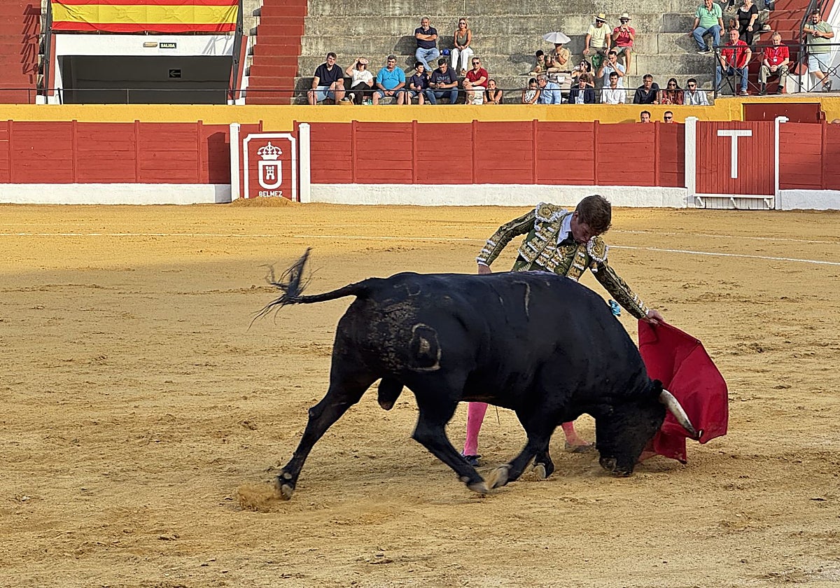 Borja Jiménez, en un momento de su actuación