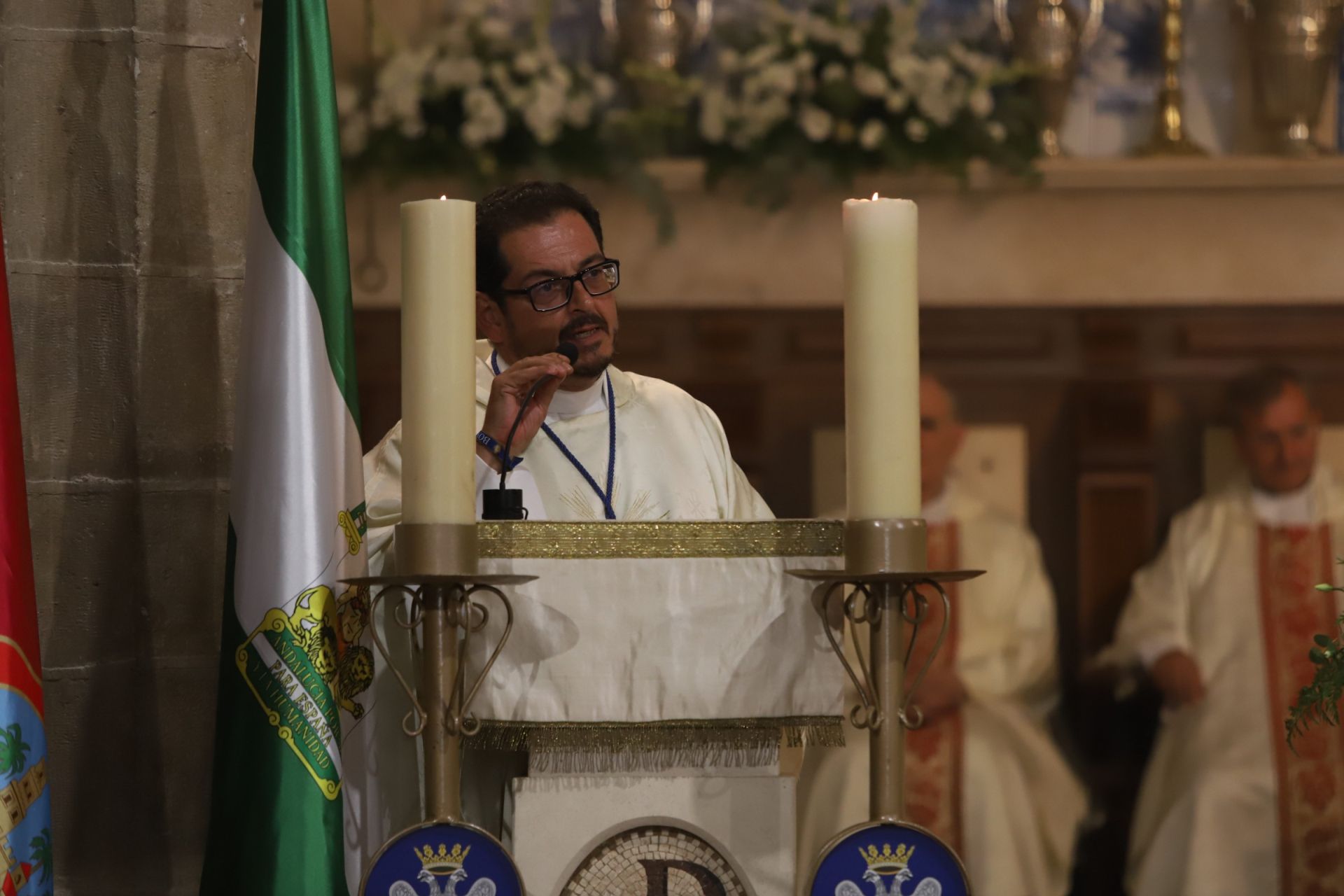 La solemne misa del obispo de Córdoba ante la Patrona en el santuario de la Fuensanta, en imágenes