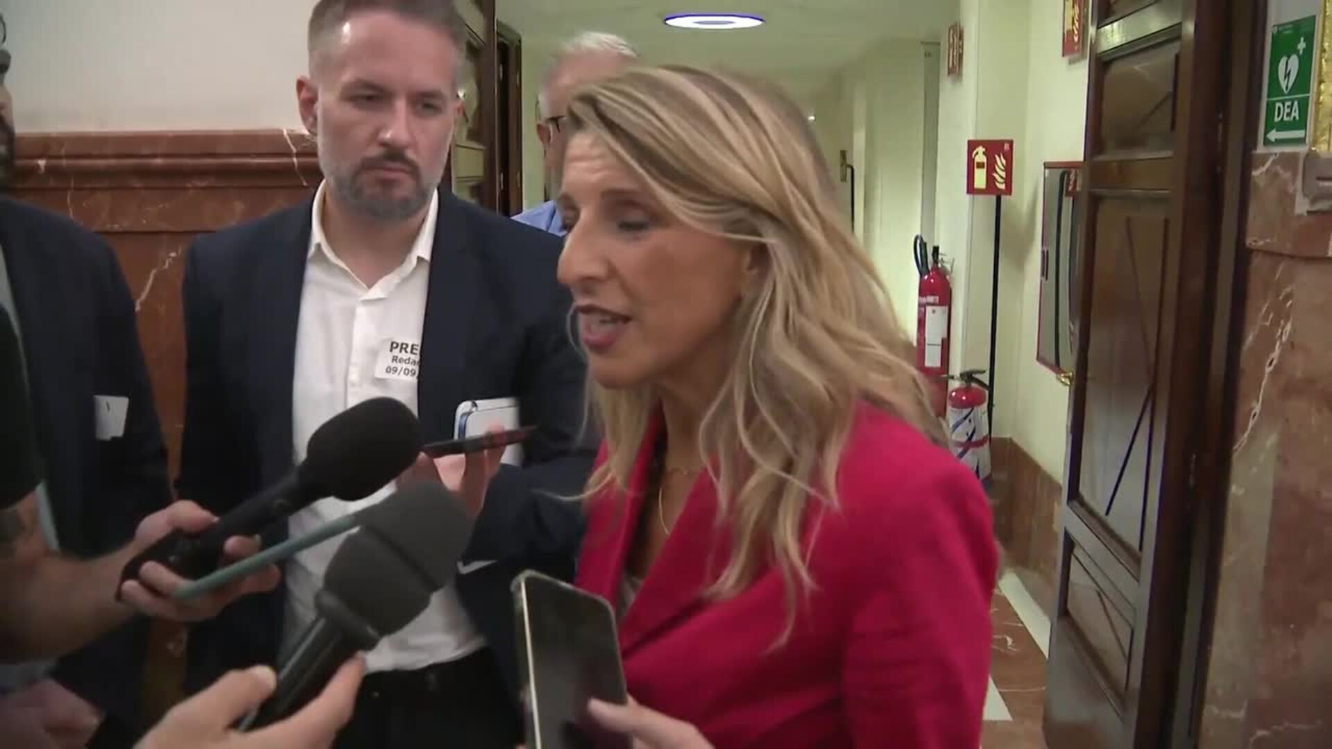 Yolanda Díaz asume la derrota de la reducción de jornada en el Congreso