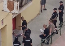 Cuatro detenidos por forzar con una radial el narcolocal en el que apuñalaron este domingo a un joven en Leganés