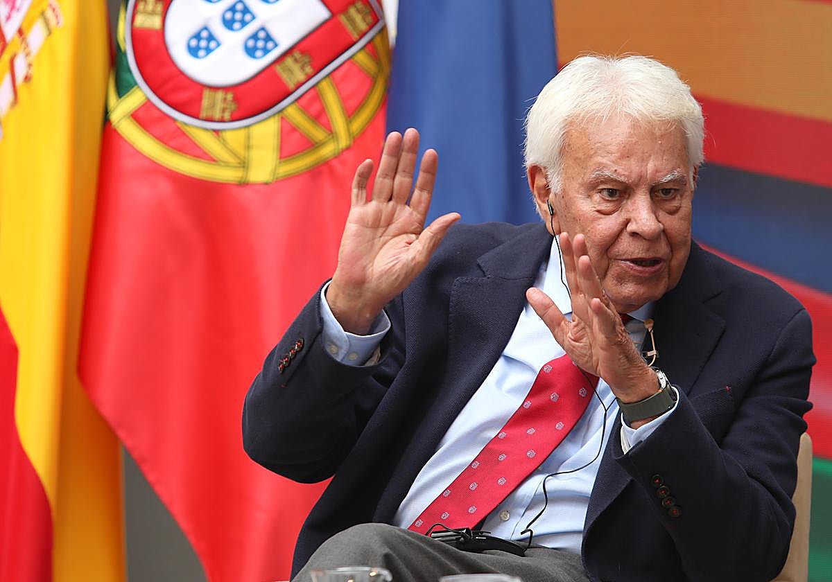 El expresidente del Gobierno socialista Felipe González