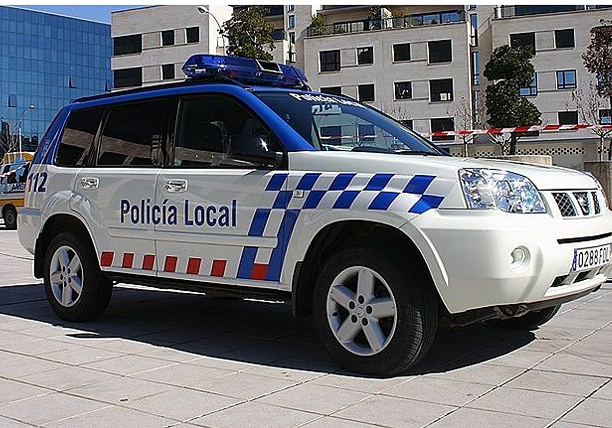 Vehículo de la Policía Municipal de Burgos