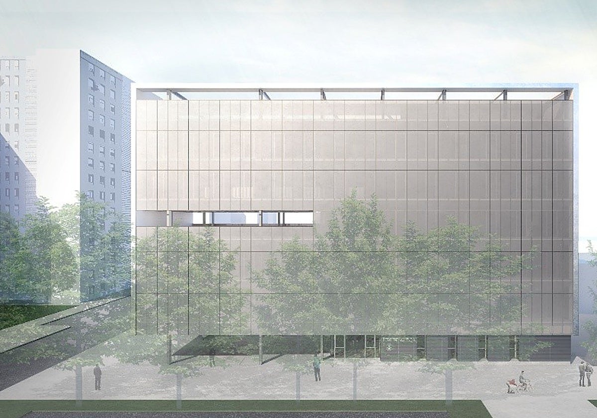 Imagen del proyecto de la nueva sede administrativa y de dirección de los Bomberos de Valencia