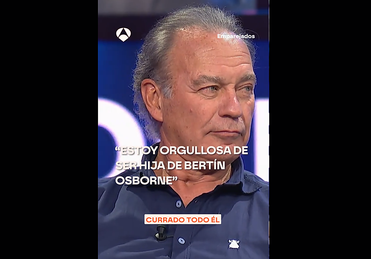 Bertín Osborne en uno de los momentos del programa