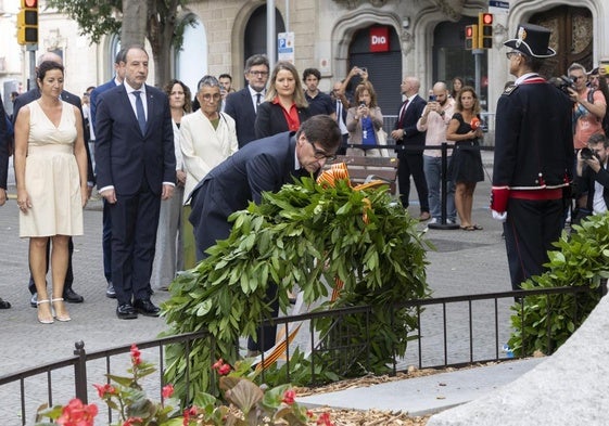 La portavoz del Govern de Illa en la celebración de la Diada: «Cataluña es una nación por su historia y la voluntad de ser de tanta gente»