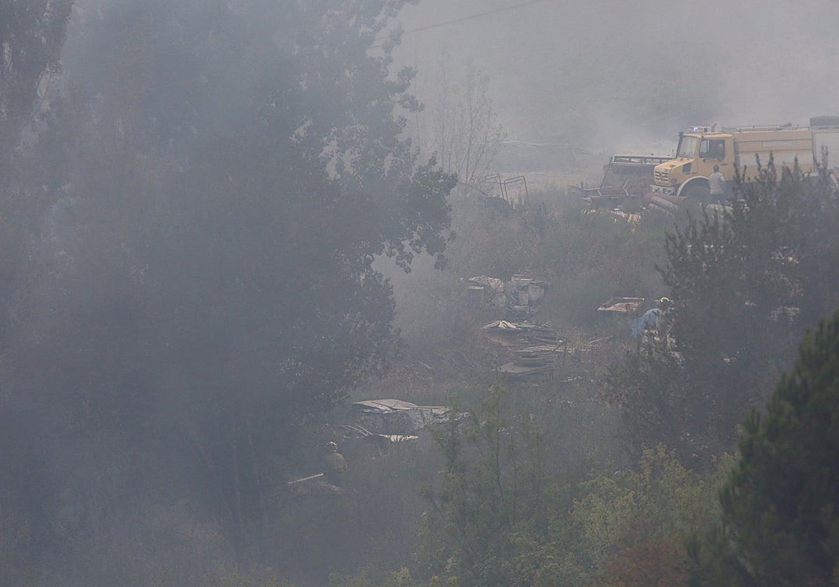 Imagen de archivo de otro incendio en Villafranca del Bierzo (León)