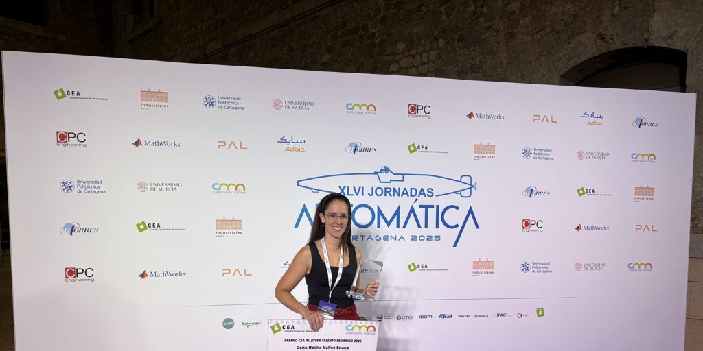 Noelia Vállez, profesora de la UCLM, obtiene el premio al Joven Talento Femenino del Comité Español de Automática