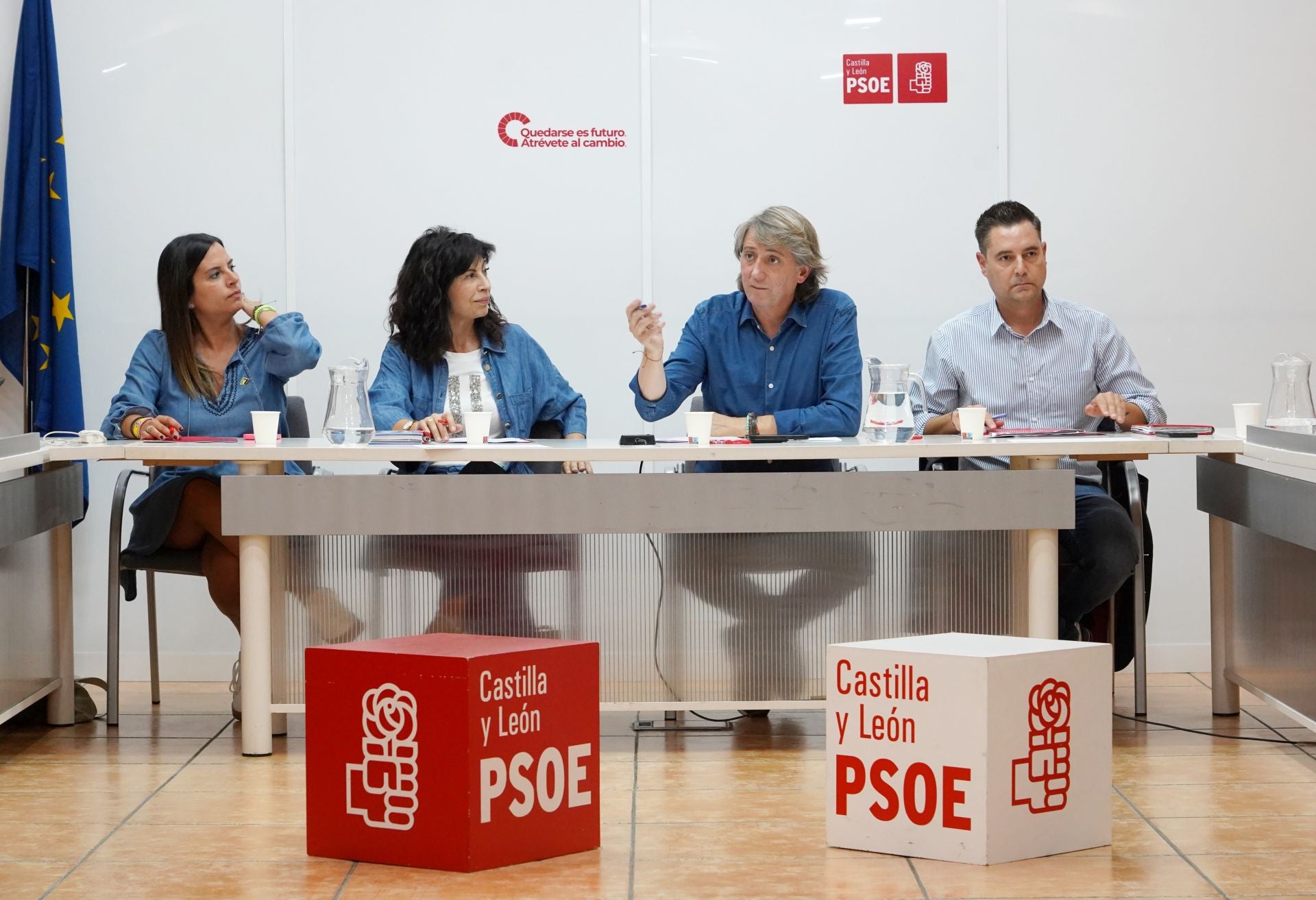 El secretario general del PSCyL, Carlos Martínez, preside el Plenario de la Comisión Ejecutiva del PSOE de Castilla y León