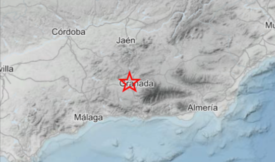 Un terremoto superficial de magnitud 3,1 sacude con gran fuerza la provincia de Granada