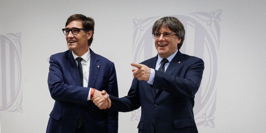 El 65% de los españoles rechaza la visita de Illa a Puigdemont