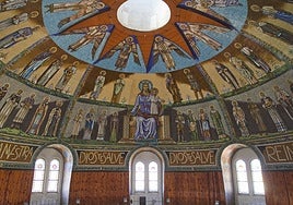 S.O.S. de la iglesia de los Salesianos de Estrecho, segunda cúpula de Madrid