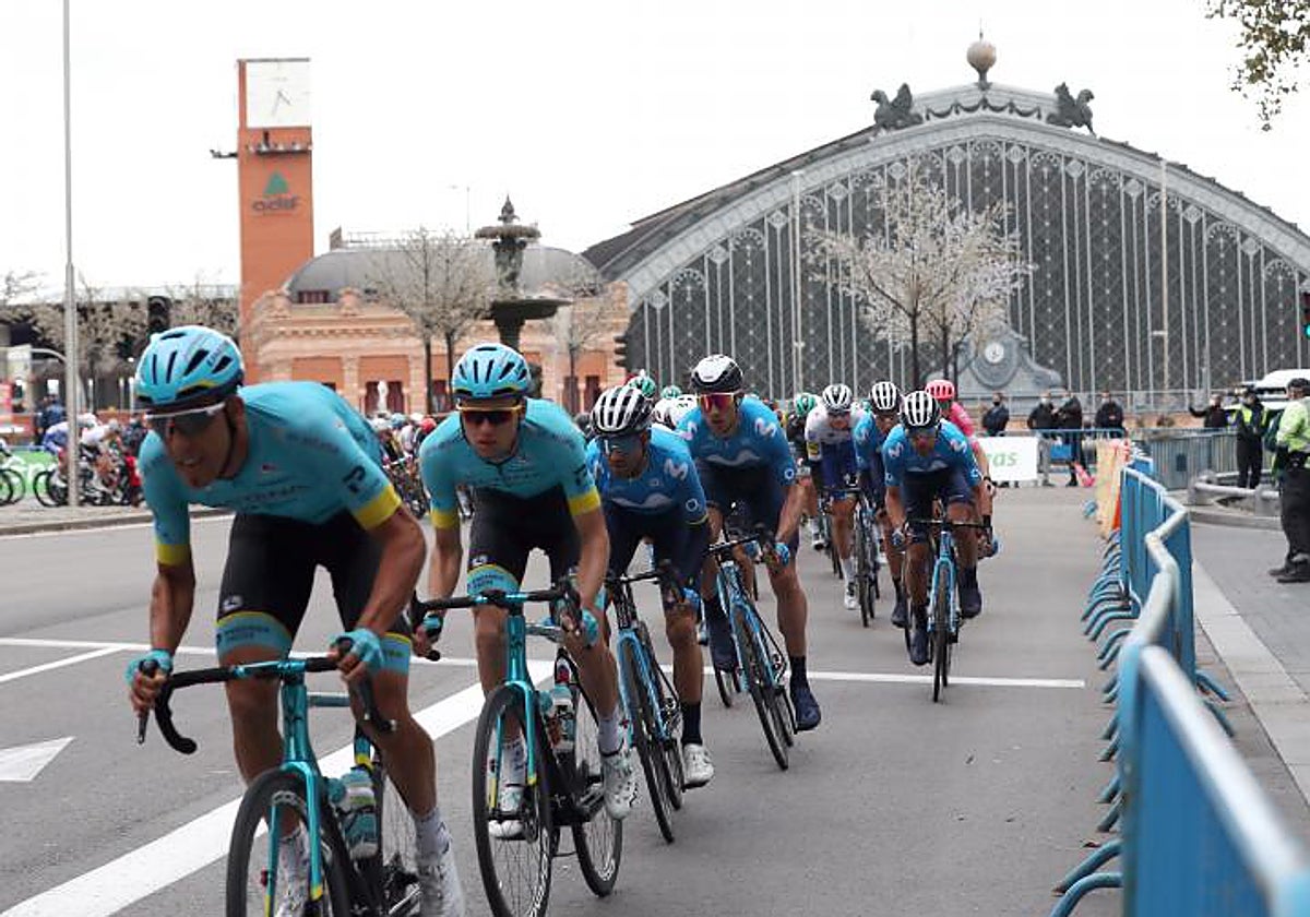 Vuelta a España a su paso por Atocha, en 2020