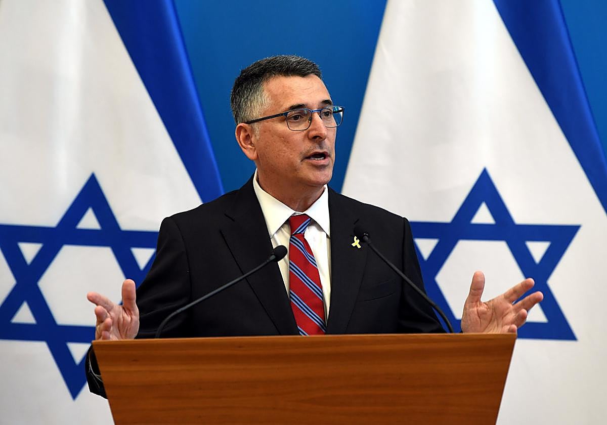 El ministro de ASuntos Exteriores de Israel, Gideon Saar.