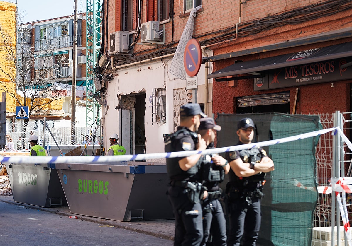 El número 3 de la calle Manuel Maroto, donde se produjo la explosión