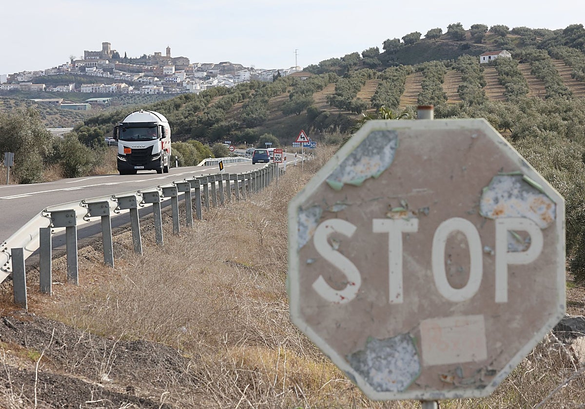 Carretera N-432 en la provincia de Córdoba