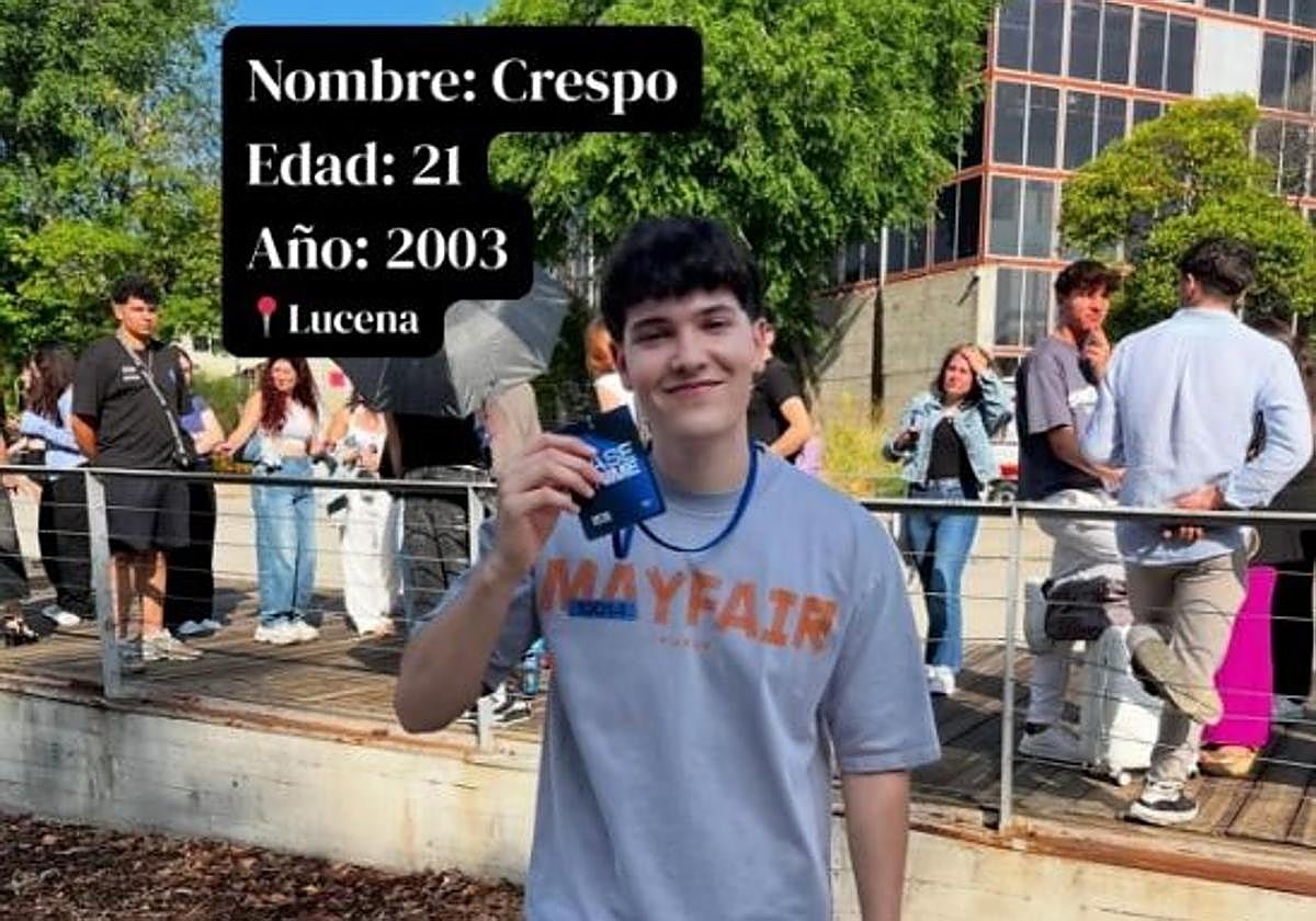 El lucentino Javier Crespo