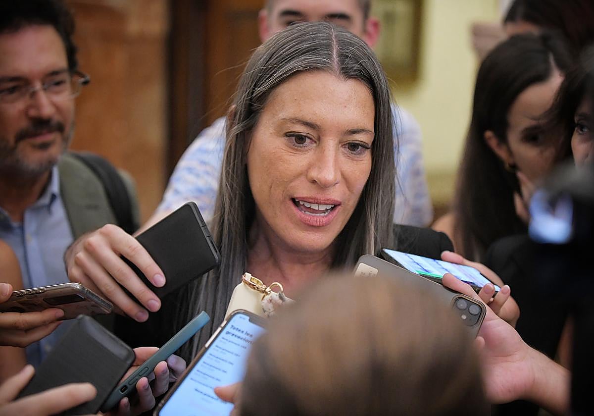 La portavoz de Junts en el Congreso, Miriam Nogueras.